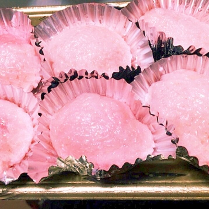 お花見やお祝い行事に♡簡単!さくら色饅頭